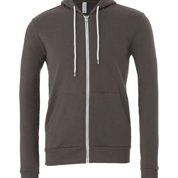 Canvas Unisex Full Zip Hoodie Thumbnail