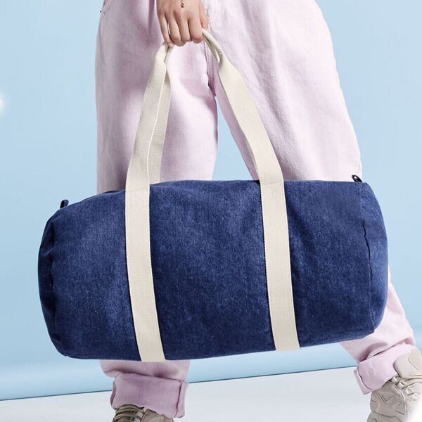 Denim barrel bag Thumbnail