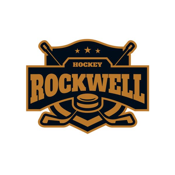 Rockwell Hockey logo template Thumbnail