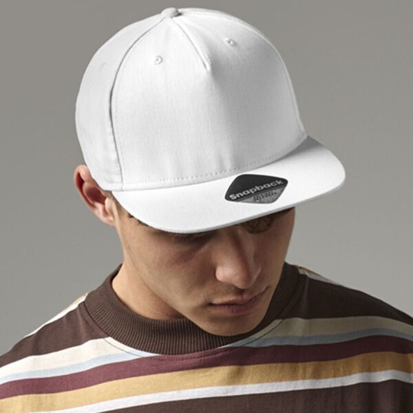 Beechfield 5 Panel Snapback Rapper Cap Thumbnail