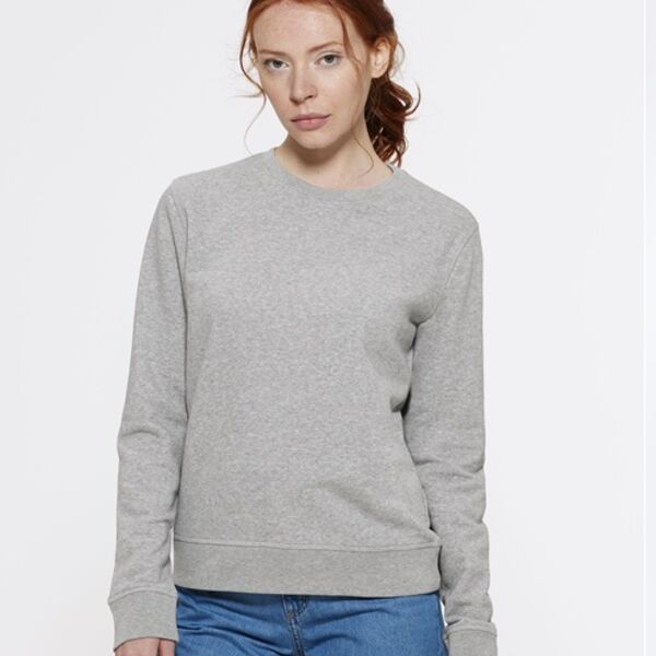 Basic set-in sleeve sweatshirt - Heather Grey Thumbnail